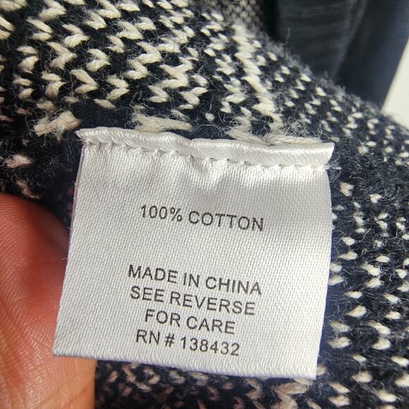 ModCloth Womens Skull Print Cardigan Sweater Open Front Size 1X Grunge Halloween - Picture 7 of 9